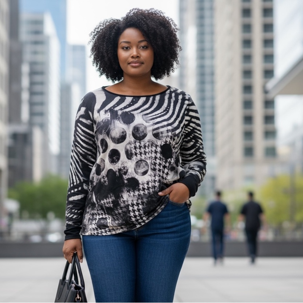 New Direction Long sleeve top